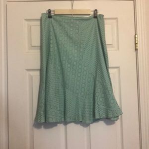 Nice turquoise skirt with cotton lining